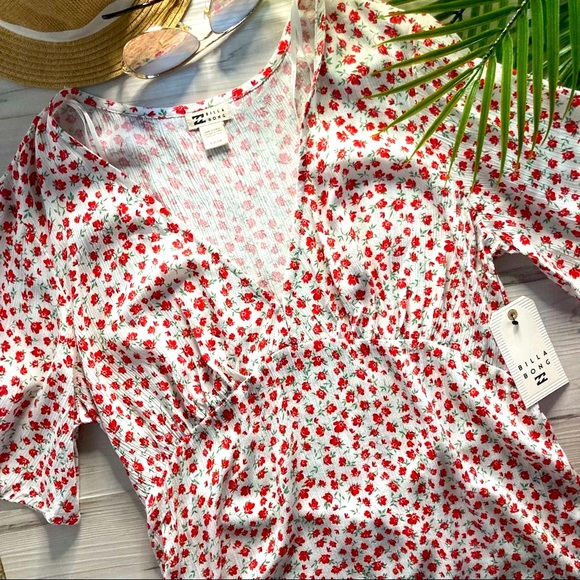 Billabong Floral Mini Dress - Picture 5 of 10